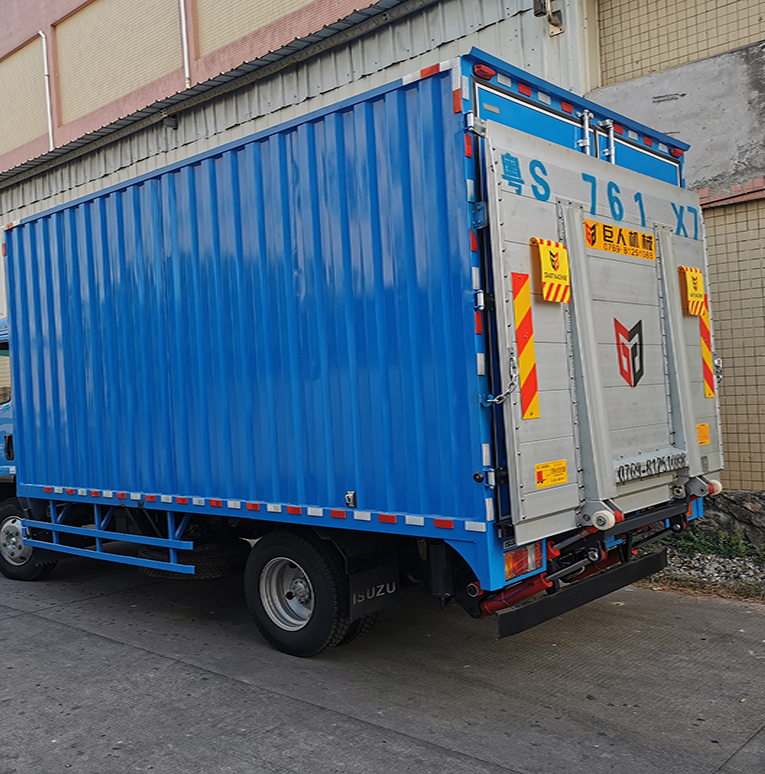 Aluminum alloy truck tail plate